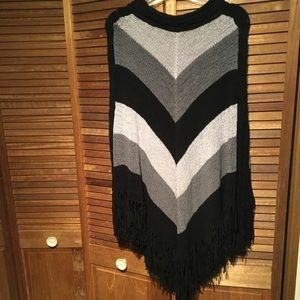 Chevron Poncho